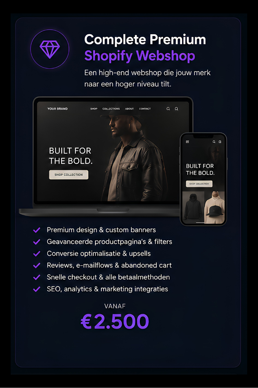 Complete Premium Shopify  Website